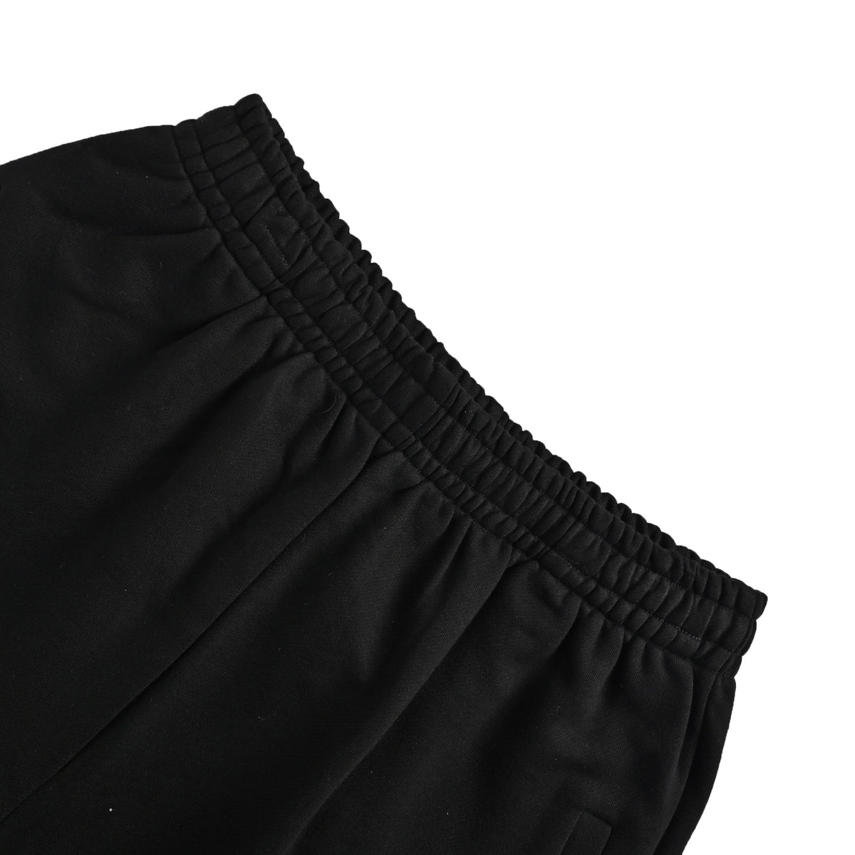 We11 Done logo pattern elastic waist shorts