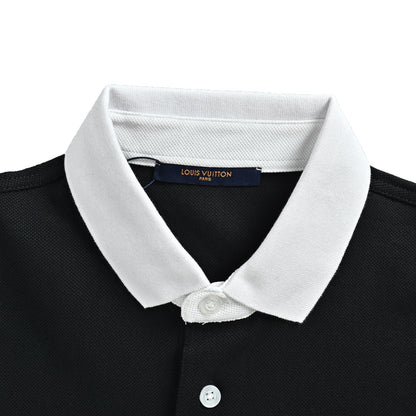 LouisVuitton/Louis Vuitton Polo short sleeves with embroidered letters on the chest