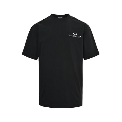 Balenciaga short sleeves with wheat ears embroidery on the back