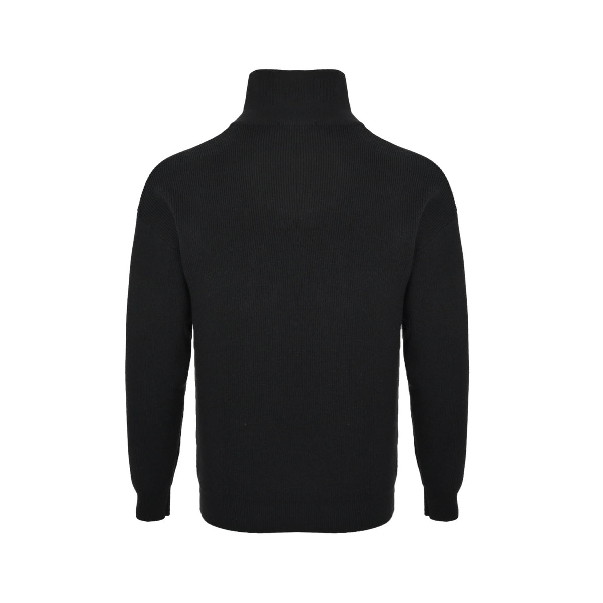 Loewe/Luo Yiwei taped fake pocket half-zip sweater