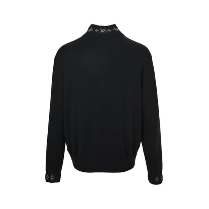 Louis Vuitton 25ss jacquard threaded woolen jacket