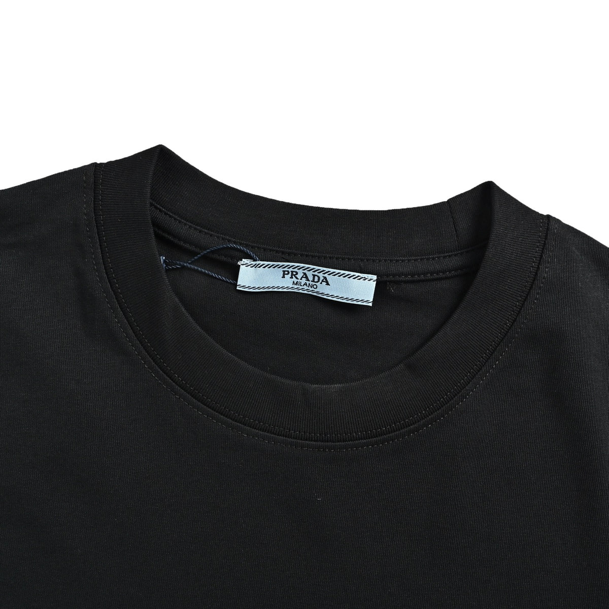 Prada red silicone trim short sleeves