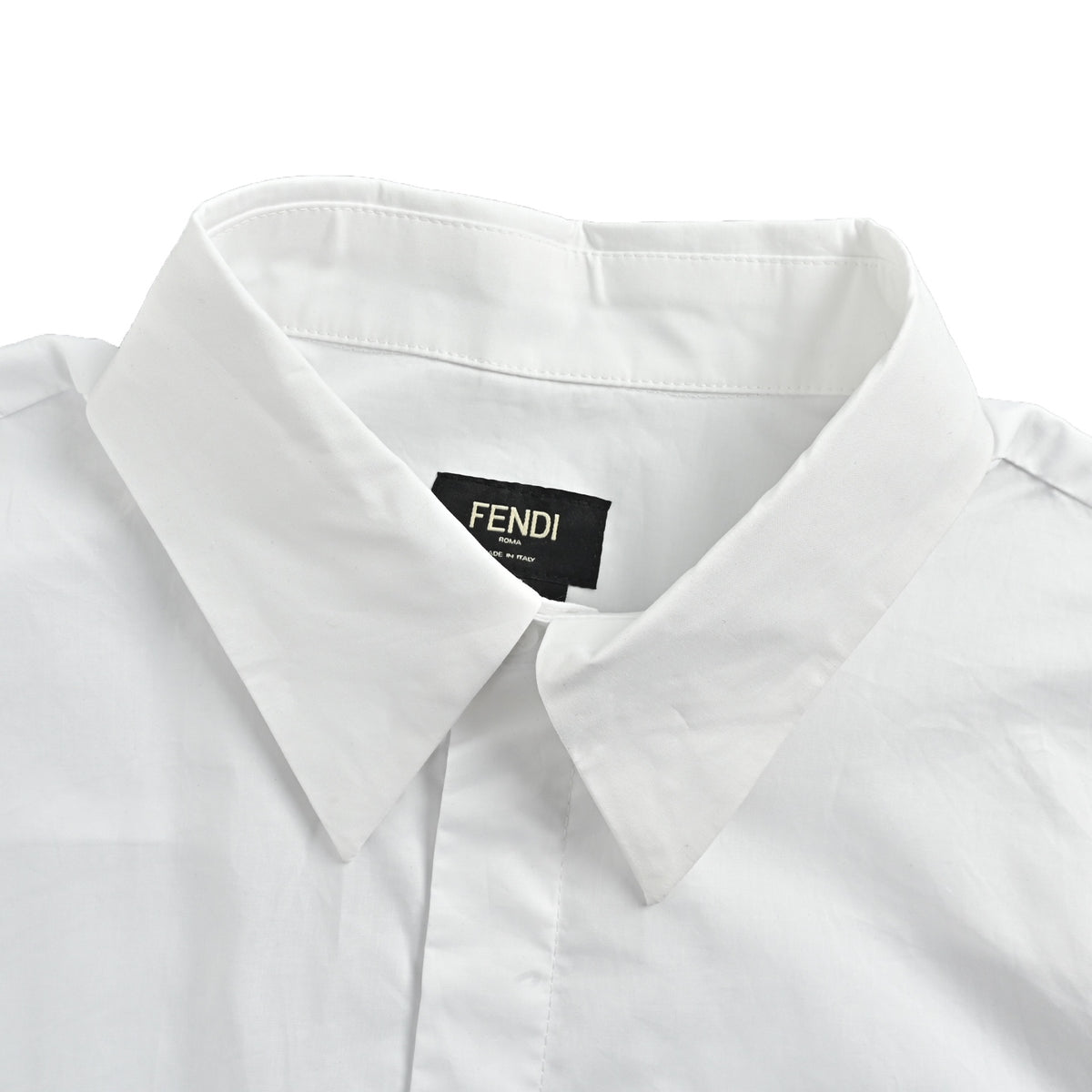 Fendi drawstring bag poplin short-sleeved shirt