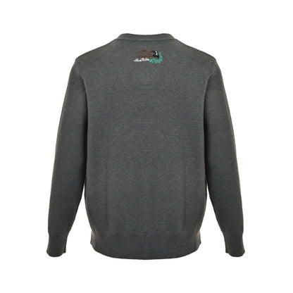 Louis Vuitton 25Fw diamond jacquard crew neck sweater