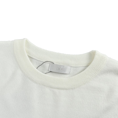 Dior chest letter jacquard knitted crew neck sweater