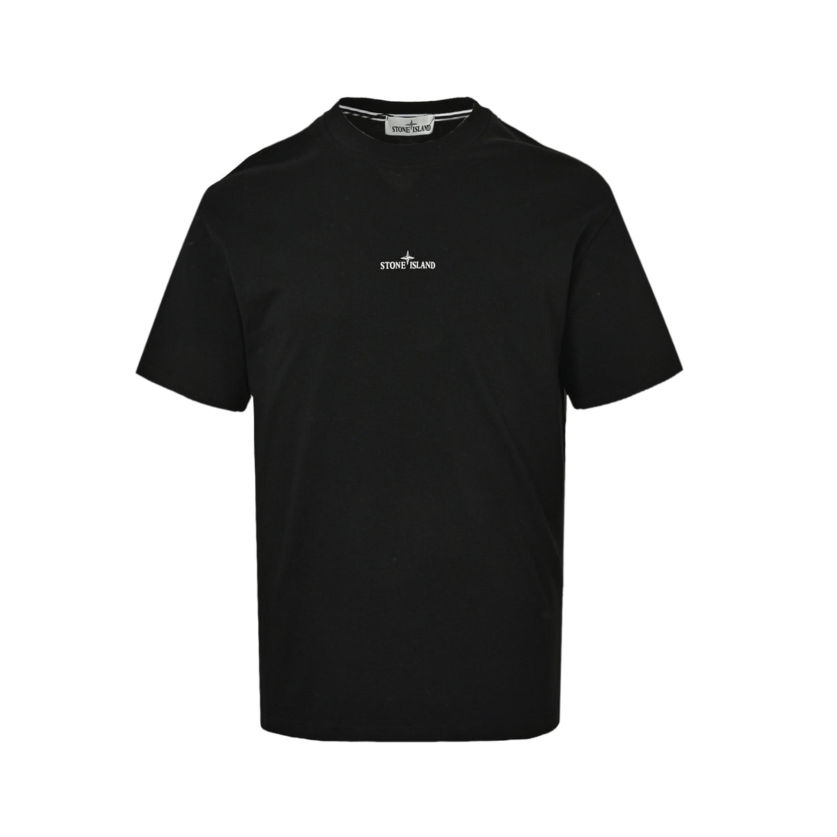 Stone Island compass phantom painted silver short sleeves
