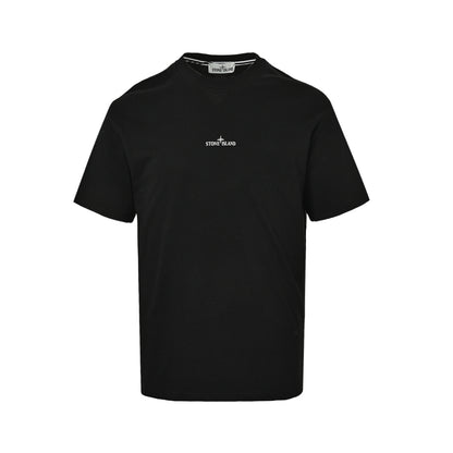 Stone Island compass phantom painted silver short sleeves