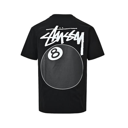Stussy black 8 printed short sleeves