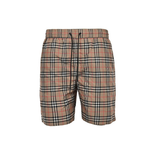 Burberry classic plaid beach shorts