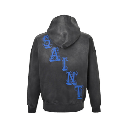 SAINT MICHAEL angel rebirth printed hooded sweatshirt