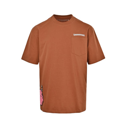 Chrome Hearts/Chrome Heart Graffiti Print Short Sleeves