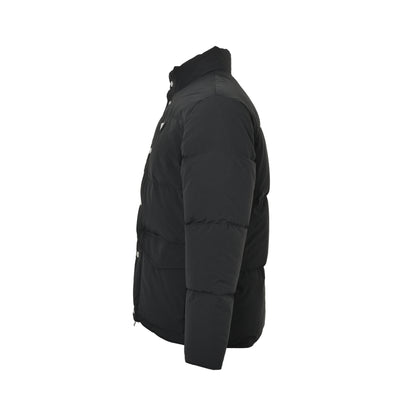 Prada triangle logo double pocket stand collar down jacket