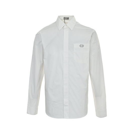 Dior BOX embroidered long-sleeved shirt