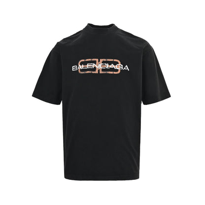 Balenciaga BB ICON printed short sleeves