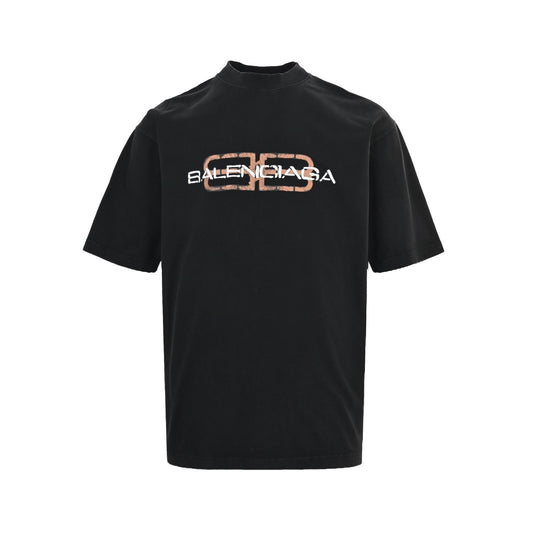 Balenciaga BB ICON printed short sleeves