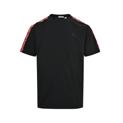 Burberry red webbing plaid short sleeves