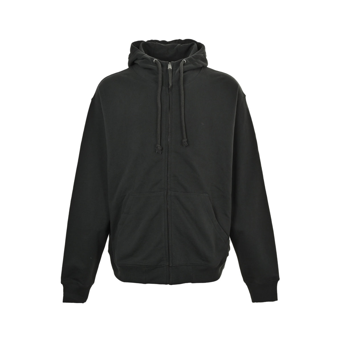 MAISON MARGIELA/Maggiela unfinished embroidered printed hooded sweatshirt jacket