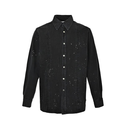 Maison Margiela Margiela 26ss splash denim shirt