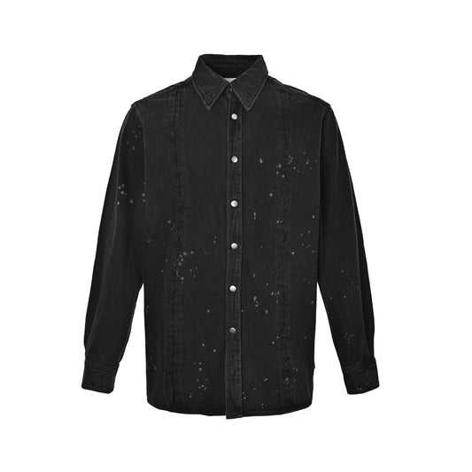 Maison Margiela Margiela 26ss splash denim shirt