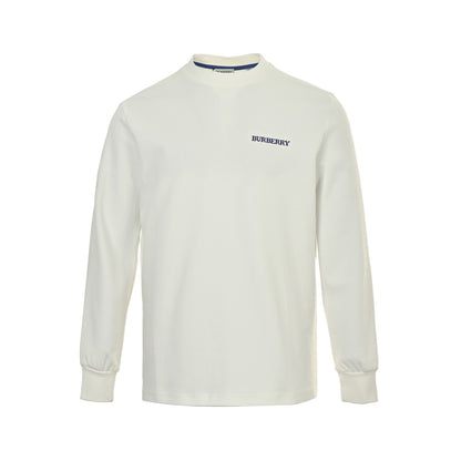 Burberry long-sleeved T-shirt with small logo on the chest
