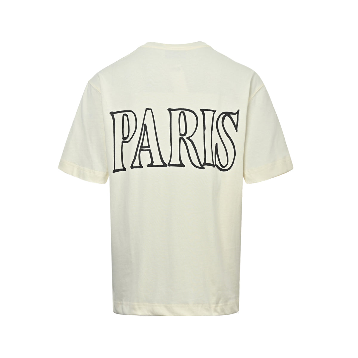 Ami Paris letter print box short sleeves
