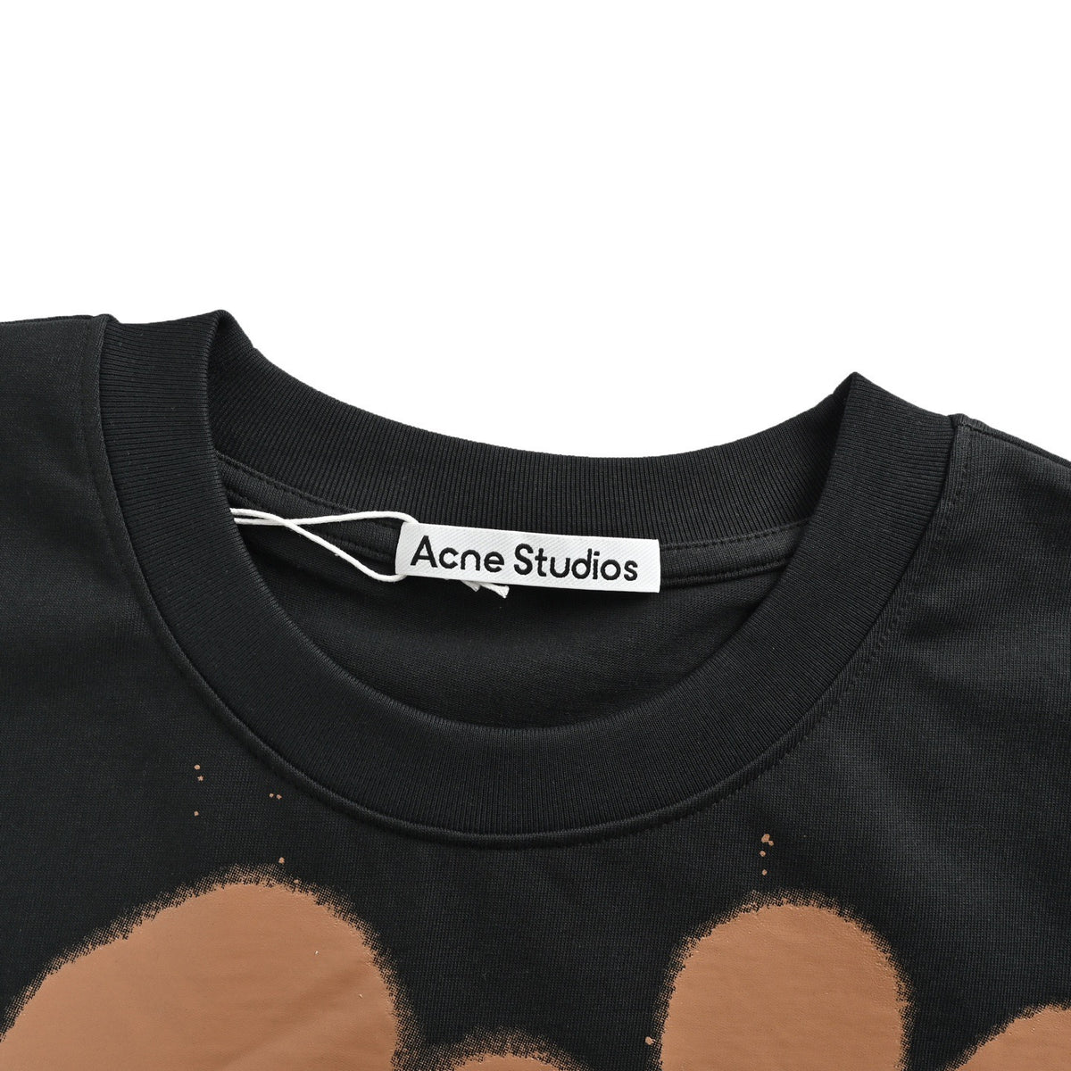 Acne Studio spray-painted letter print short sleeves