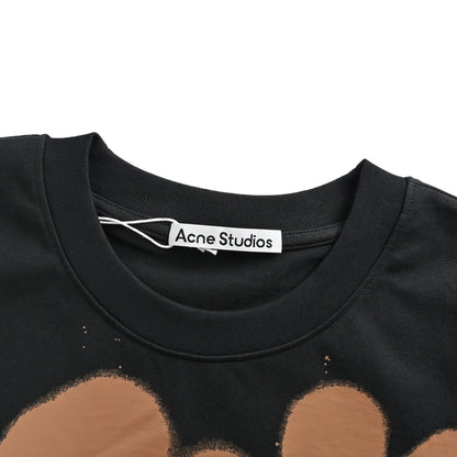 Acne Studio spray-painted letter print short sleeves