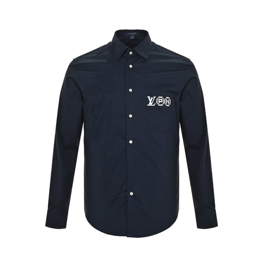Louis Vuitton 25Fw Nigo printed shirt