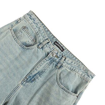 Chrome Hearts/Chrome Heart Macaron Color Cross Jeans