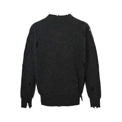 Saturday Ofus ripped lazy crew neck sweater