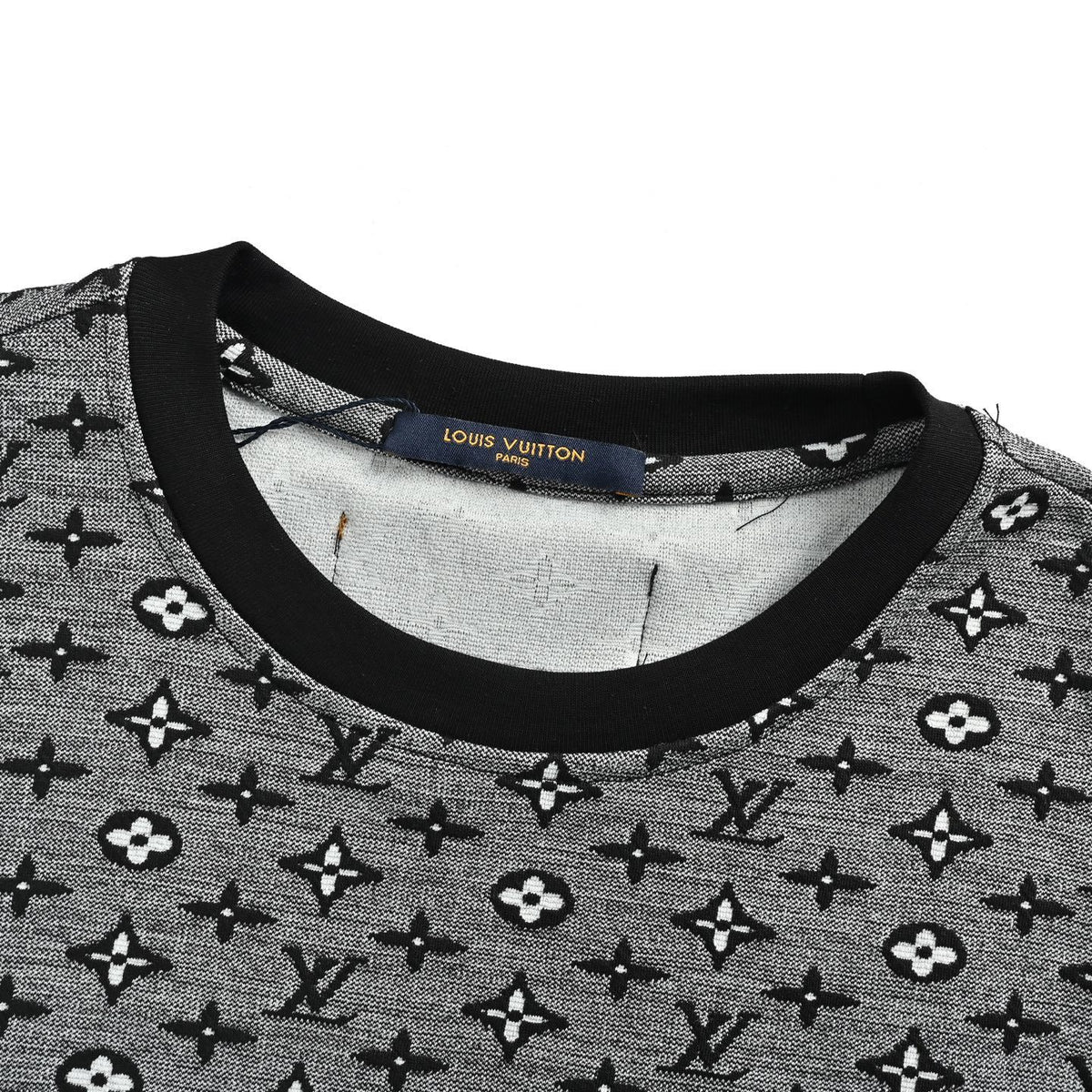 Louis Vuitton 26ss all-over presbyopia jacquard short sleeves