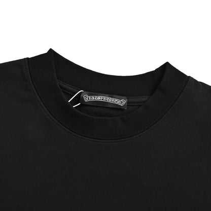 Chrome Hearts colorful horseshoe patch embroidered short sleeves