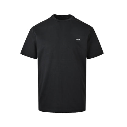Prada 26ss short sleeves with small logo embroidery on the chest