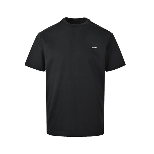 Prada 26ss short sleeves with small logo embroidery on the chest