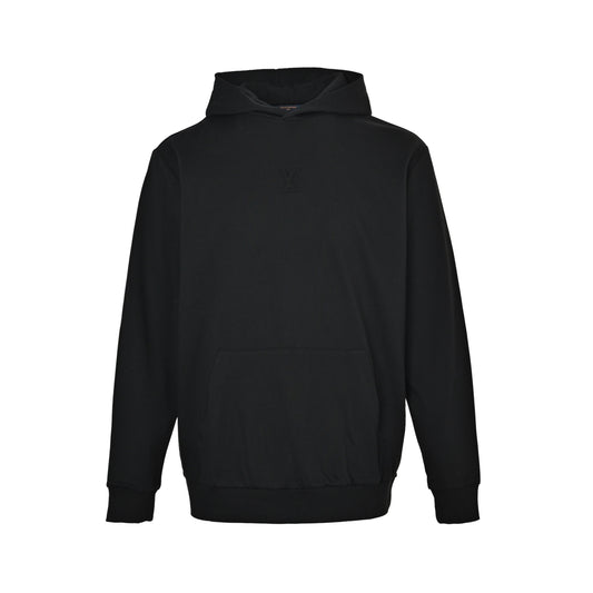 Louis Vuitton embossed letter hooded sweatshirt