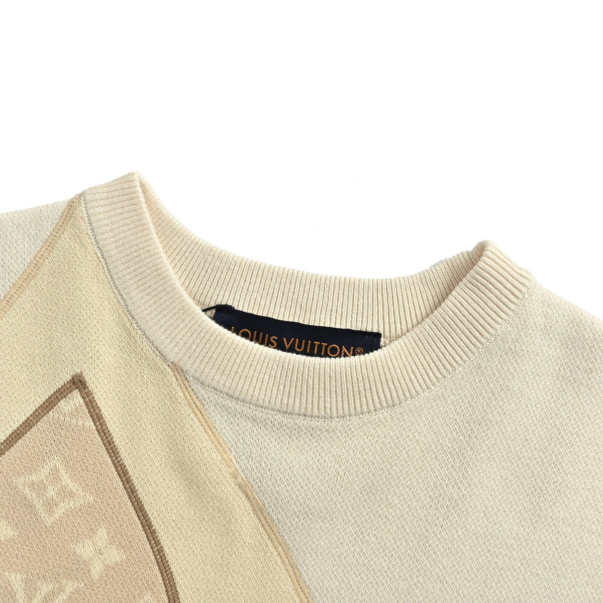 Louis Vuitton presbyopia four-leaf clover knitted short sleeves