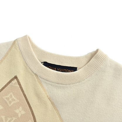 Louis Vuitton presbyopia four-leaf clover knitted short sleeves