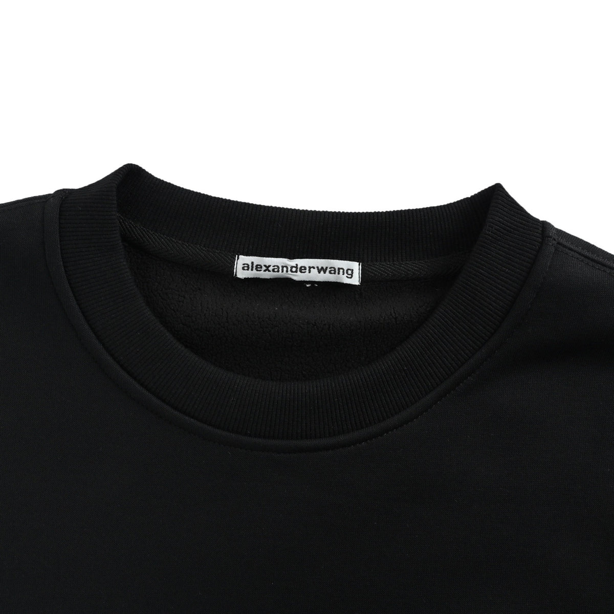 Alexander Wang 25Fw shadow letter round neck sweatshirt