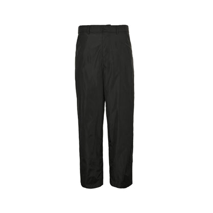Prada 25Fw back flap pocket recycled nylon trousers