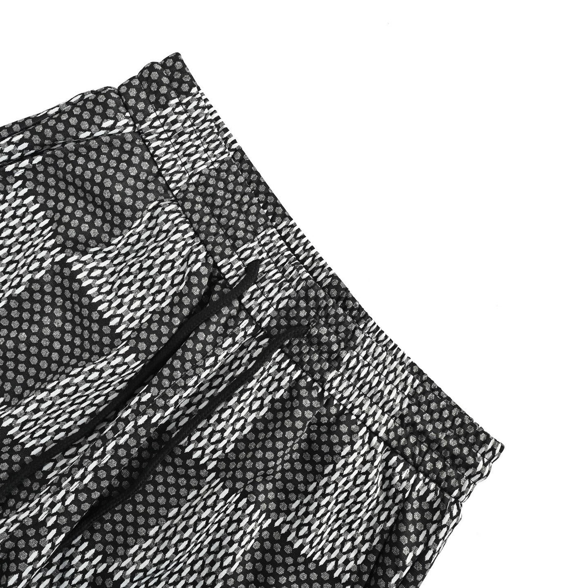 Louis Vuitton rhinestone letter logo checkerboard shorts