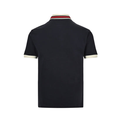 Gucci 24ss Double G embroidered Polo short sleeves on the chest