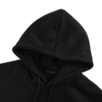 Louis Vuitton 25Fw origin letter hooded sweatshirt