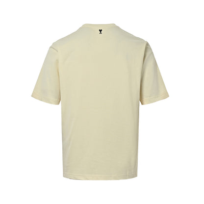 Ami Paris lettering and slogan printed short sleeves
