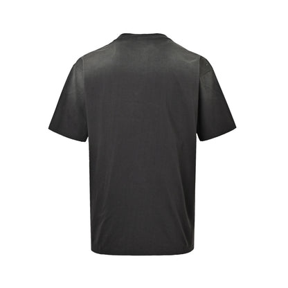 SAINT MICHAEL rose Jesus print short sleeves