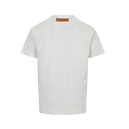 Louis Vuitton 24ss embroidered three-letter short sleeves
