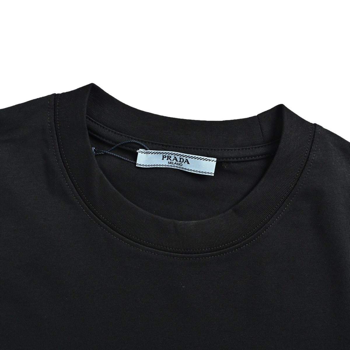 Prada red silicone trim short sleeves