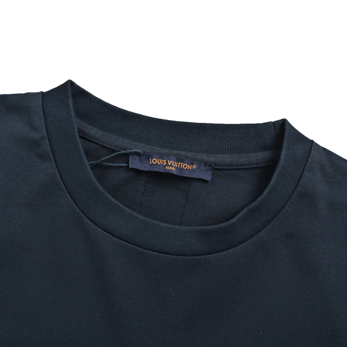 Louis Vuitton 26ss denim patch embroidered short sleeves