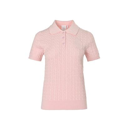 Dior embroidered logo braided knitted short sleeves