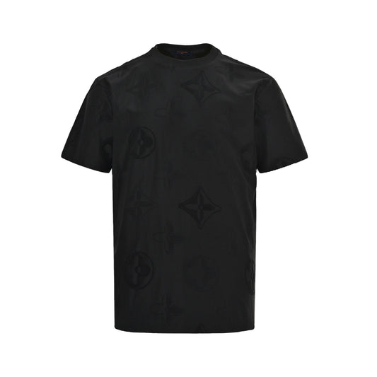 Louis Vuitton 26ss all-over presbyopia jacquard short sleeves