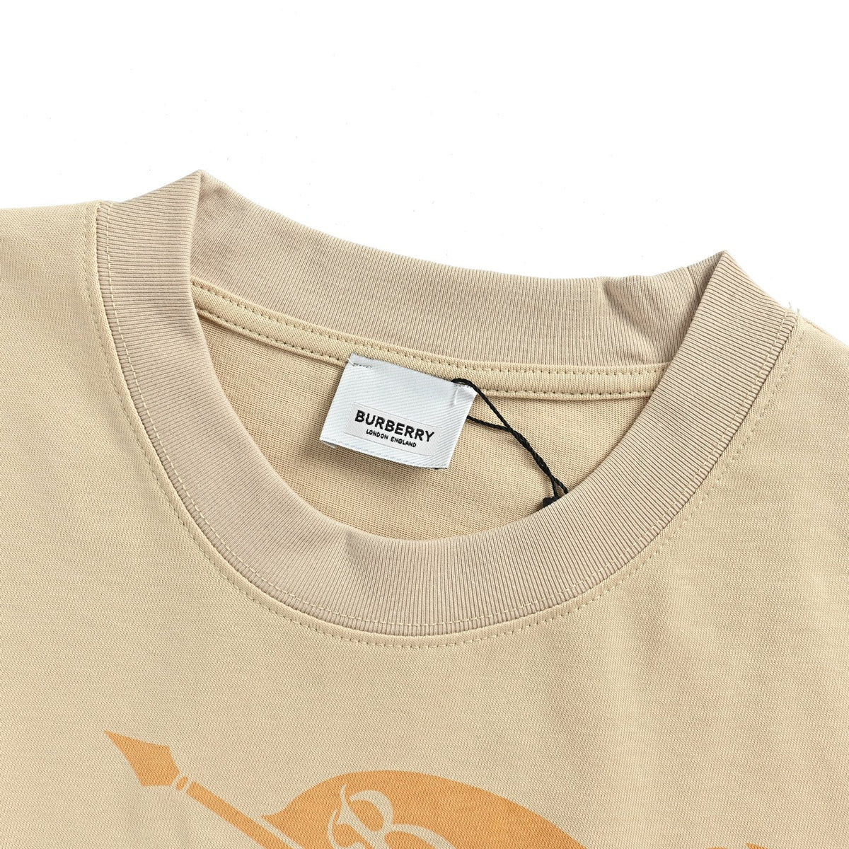 Burberry yellow war horse print short sleeves